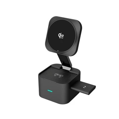 Cargador inalámbrico plegable 4 en 1